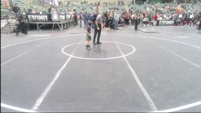 46 lbs Consi Of 8 #2 - Ace Beecham, Yuba Sutter Combat vs Anthony Rodriguez, Fallon Outlaws WC