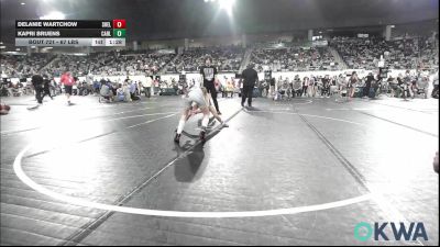 67 lbs Round Of 16 - Delanie Wartchow, Shelton Wrestling Academy vs Kapri Bruens, Carl Albert