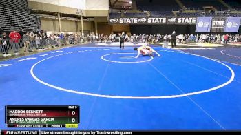 120 lbs Cons. Round 3 - Andres Vargas Garcia, Lake Stevens Wrestling Club vs Maddox Bennett, Damaged Ear Wrestling Club