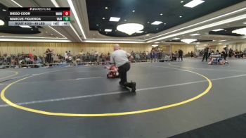 49 lbs Semifinal - Diego Coor, Manu Wr Ac vs Marcus Figueroa, Vasky Bros