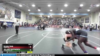 195 lbs Champ. Round 1 - Ryland Whitworth, Fountain Valley vs Elijah Tehe, Montclair