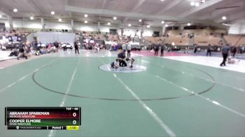 40 lbs 2nd Place Match - Abraham Sparkman, Wildcats Wrestling vs Cooper Elmore, Stars Wrestling