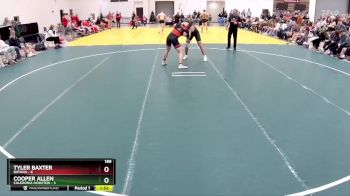 189 lbs Round 2 (4 Team) - Cooper Allen, Caledonia-Houston vs Tyler Baxter, Batavia