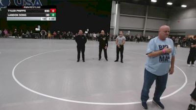 132 lbs Champ. Rd Of 128 - Tyler Phipps, Bad Karma Wrestling Club vs Landon Song, Legacy Wrestling Club