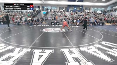 138 lbs 5th Place Match - Maximus Torrez, Daniel Cormier Wrestling Academy vs Drayger Cloward, Uintah Wrestling