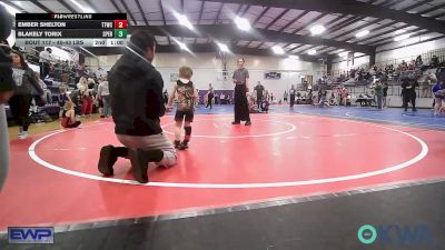 35 lbs Rr Rnd 3 - Jaxson Gregory, Tulsa Blue T Panthers vs Titus Jauregui, Tonkawa Takedown Club
