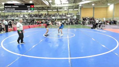 157 lbs Consi Of 16 #2 - Michael Canada, Chelmsford vs Blake Allen, Otter Valley