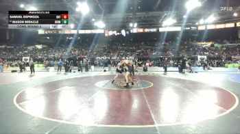 113 lbs Cons. Round 2 - Samuel Espinoza, Ontario vs Mason Miracle, Hermiston Oregon