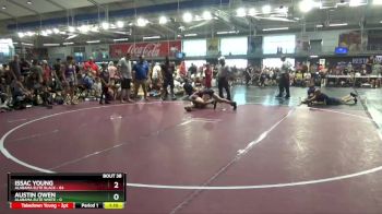 125 lbs Round 8 (10 Team) - Issac Young, Alabama Elite Black vs Austin Owen, Alabama Elite White