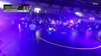 98-105 lbs Quarterfinal - Beckett Berglund, Champions Wrestling Club vs Cooper Williams, Westlake Wrestling Club
