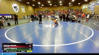 120 lbs 3rd Place Match - Mason Carrillo, Royal vs Ashton Besmer, Buchanan