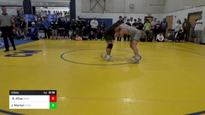 215 lbs Consy 7 - Brody Kline, Berks Catholic vs Juliano Marion, Franklin Regional