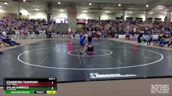 AA 175 lbs Quarterfinal - Dylan Harrold, Cleveland vs Standford Thompson, West Creek