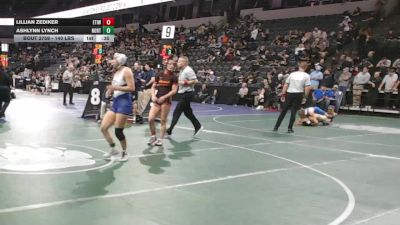 140 lbs Consi Of 8 #1 - Lillian Zediker, Etiwanda (SS) vs Ashlynn Lynch, Northwood (SS)