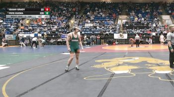 3 - 165 lbs Cons. Semi - Pete Kuzma, Kettle Run vs Isaiah Grady, Skyline