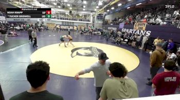 165 lbs Champ. Round 2 - Noah Knapp, Helena Capital vs Tucker Bridwell, Lake City