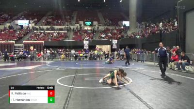 69 lbs 3rd Place Match - Timber Hernandez, Bearcats Wrestling Club Helena vs Riley Pattison, Glasgow Wrestling Club