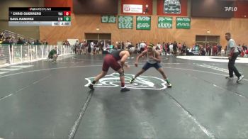 157 lbs Quarterfinal - Chris Guerrero, Victor Valley College vs Saul Ramirez, Lemoore College