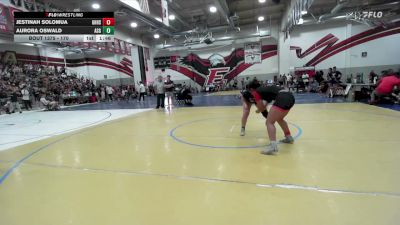 170 lbs Round 3 - Aurora Oswald, Threshold Wrestling Club vs Jestinah Solomua, Panther Academy Of Wrestling