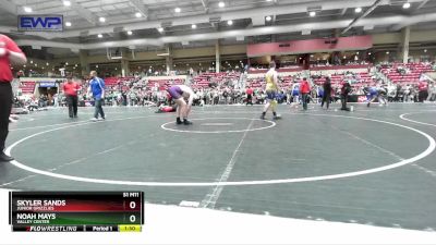 205 lbs Cons. Round 1 - Skyler Sands, Junior Grizzlies vs Noah Mays, Valley Center