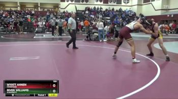 190 lbs Round 3 - Wyatt Ahnen, Fennimore vs River Williams, Alburnett