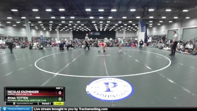 120 lbs Champ. Round 3 - Ryan Totten, Michigan Revolution Wrestling Club vs Nicolas Enzminger, MATPAC Wrestling Club