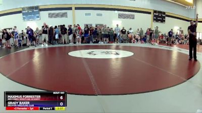 285 lbs Cons. Semi - Maximus Forrester, Red Cobra Wrestling Academy vs Grady Baker, Decatur Wrestling Club