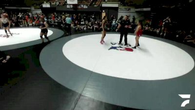 170 lbs Nayeli Nunez, KCWA - Kern County Wrestling Association vs Kate Luzuriaga, SAWA - Sacramento Area Wrestling Association