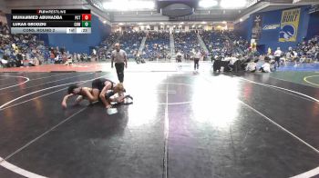 126 lbs Cons. Round 2 - LUKAS GRODZKI, Conwell Egan vs Muhammed Abuhadba, Passaic County Tech