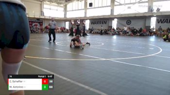 74 lbs Round 4 (6 Team) - McKenzie Astorino, Indiana INFERNO GOLD vs Cidney Schaffer, Team Pennsylvania