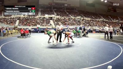 175-D4 1st Place Match - Israel Ibarra, Santa Cruz Valley Union High School vs Madden MaGill, Thatcher High School