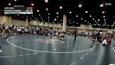 80 lbs Cons. Round 3 - Huck Oneal, B.R.A.W.L vs Nathaniel Sciambra, Brother Melchior Wrestling Clu
