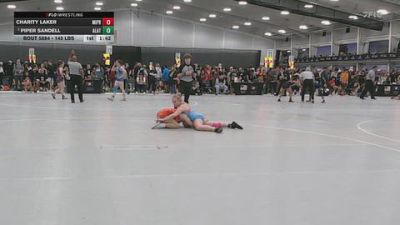 145 lbs Quarters - Charity Laker, Michigan Premier vs Piper Sandell, Alber Athletics