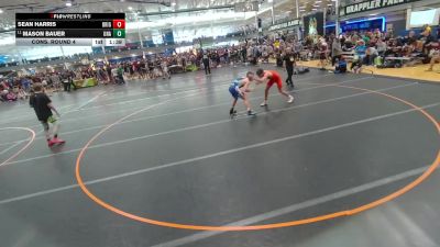 138 lbs Cons. Round 4 - Mason Bauer, Unattached vs Sean Harris, Unattached