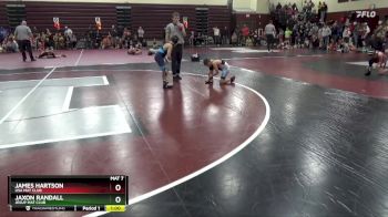 PW-14 lbs Cons. Round 1 - Jaxon Randall, Jesup Mat Club vs James Hartson, USA MAT CLUB