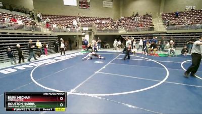 75 lbs 3rd Place Match - Houston Harris, Champions Wrestling Club vs Burk Mecham, American Fork