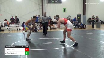 182 lbs Quarterfinal - Jonathan Wertz, Boneyard vs Andrew Gonzales, North Desoto