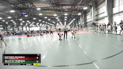 96 lbs Rd# 10- 4:00pm Saturday Final Pool - Matthew DeAngelo, East Coast Elite vs Brantley Morrison, Oklahoma Outlaws Red