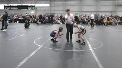 52 lbs Round 1 (6 Team) - Brady Piszker, Perrysburg WC vs Wyatt Michael, Contenders WA Blue