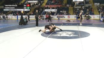 126 lbs Semifinal - Brayden Boccia, Milford vs Dante Giusti, Shawsheen