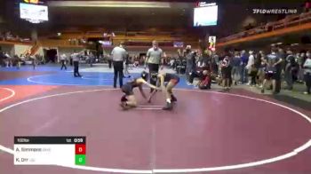 102 lbs Consolation - Aiden Simmons, Bakersfield Drillers vs Kaden Orr, Legends Of Gold