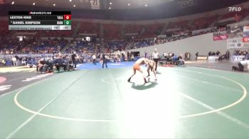 3A Boys 113 lbs Cons. Round 2 - Daniel Simpson, Burns Boys vs Lexton King, Yamhill-Carlton Boys