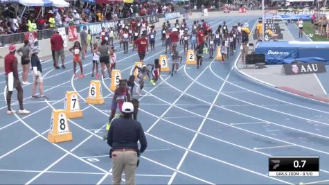 Youth Girls' 200m Championship, Semi-Finals 1 - Age 9