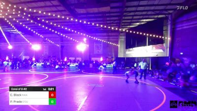50 lbs Consi Of 8 #2 - Colten Black, Ravage WC vs Patrick Prado, Stout Wrestling Academy
