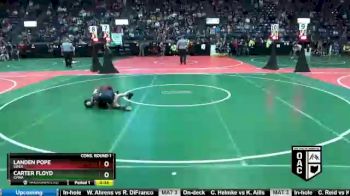 100 lbs Cons. Round 1 - Carter Floyd, CPWA vs Landen Pope, SWEA