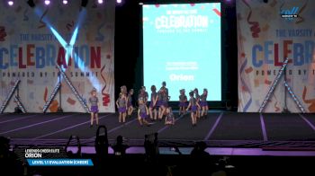 Legends Cheer Elite - Orion [2025 L1.1 Evaluation (Cheer) Day 1] 2025 The Varsity All Star CELEBRATION