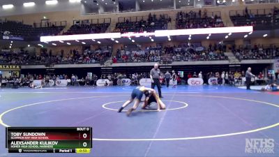 135 lbs Cons. Round 2 - Toby Sundown, Scammon Bay High School vs Alexsander Kulikov, Homer High School Mariners