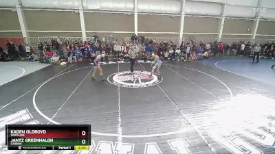 106 lbs 1st Place Match - Kaden Oldroyd, Westlake vs Jantz Greenhalgh, Carbon