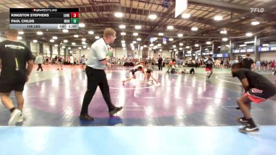 106 lbs Rr Rnd 1 - Kingston Stephens, Lone Star Legends vs Paul Childs, Iron Faith Wrestling