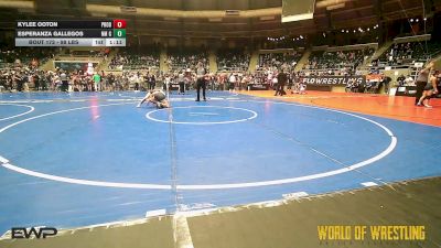 98 lbs Semifinal - Kylee Ooton, Prodigy Elite Wrestling vs Esperanza Gallegos, NM Gold